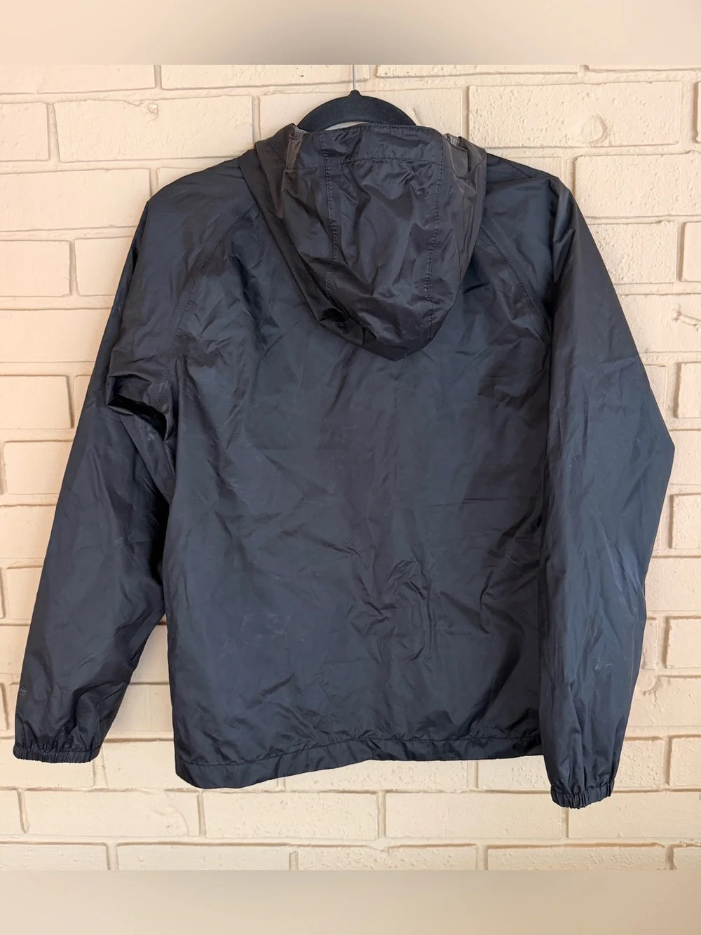 NORTH FACE Dryvent Black Zipline Rain Jacket Youth/Boys L 14/16 Outdoors School